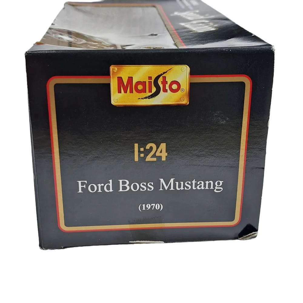 Maisto 1970  Ford‎ Boss Mustang Yellow & Black 302 1:24 Die-Cast